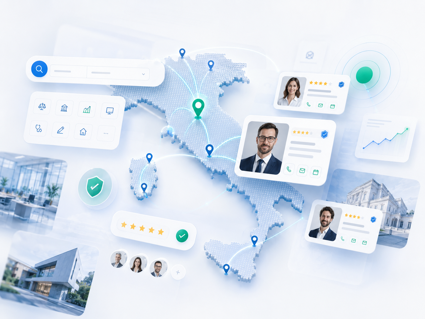 Marketplace italiano di professionisti collegati ai clienti